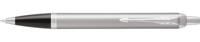 Parker IM balpen Stainless Steel CT, blauwe inkt - thumbnail