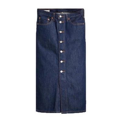 Levi's rok BUTTON FRONT MIDI SKIRT juniper ridge Levi's rok BUTTON FRONT MIDI SKIRT juniper ridge