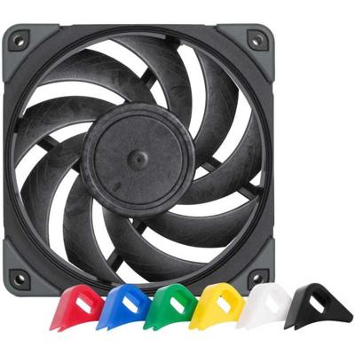 Noctua NF-A12X25 PWM chromax.black.swap PC-ventilator Zwart (b x h x d) 120 x 25 x 120 mm Noctua NF-A12X25 PWM chromax.black.swap PC-ventilator Zwart (b x h x d) 120 x 25 x 120 mm