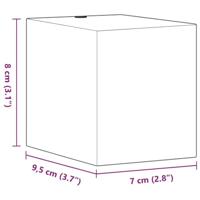 Buitenwandlamp gegoten aluminium zwart - thumbnail