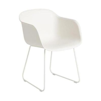 Fiber eetkamerstoel met armleuning