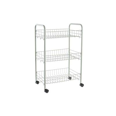 Serveringsvagn DKD Home Decor Groen Metaal Polypropyleen 40 x 26 x 62 cm