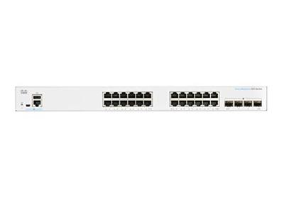 Cisco Systems Business CBS250-24T-4G-EU Smart Switch 24 GE-poorten PoE 4 x 10G-SFP+ beperkte levenslange bescherming (CBS250-24T-4G-EU)