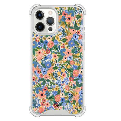 iPhone 12 Pro Max shockproof hoesje - Blue gardens
