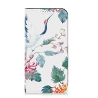 iPhone 15 Pro Max | Hoesje maken | Bird Flowers - thumbnail