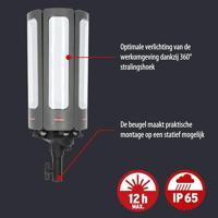 Brennenstuhl Professional 360° LED bouwlamp | R42050 BT | 6,7m H07RN-F 3G1,0 + 3,3m H05RN-F 3G1,0 | 42000lm - 9171410180 - thumbnail