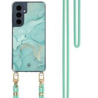 Samsung Galaxy A16 hoesje met mint koord - Touch of mint - thumbnail