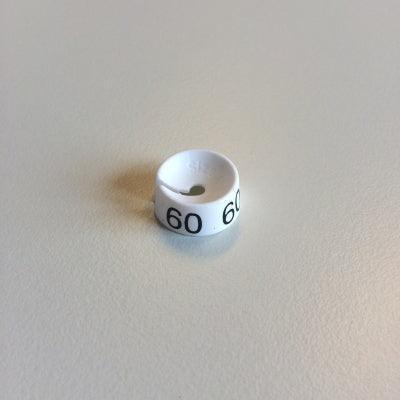 MB wit/zwart 60 voor op kledinghanger