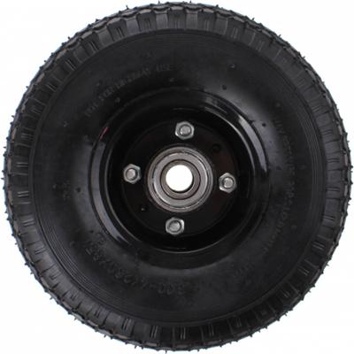 Sr bolderlar wiel 300x4 260x85 met stalen zwarte velg