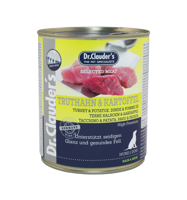 Dr. Clauder&apos;s kalkoen met aardappel natvoer hond 6 x 800 g - thumbnail
