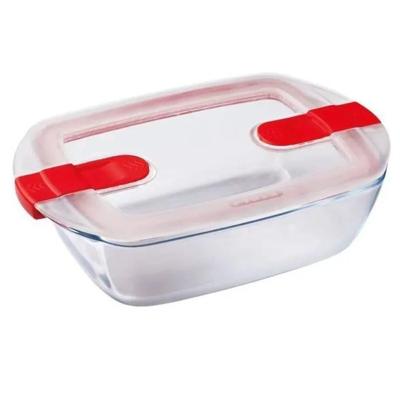Pyrex Schaal met deksel 1,1L 23x15x6cm
