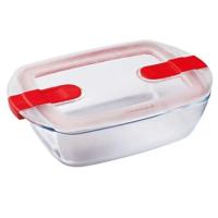 Pyrex Schaal met deksel 1,1L 23x15x6cm - thumbnail