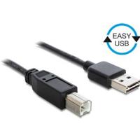 DELOCK kabel EASY USB 2.0-A > B stekker/stekker 2 m - thumbnail