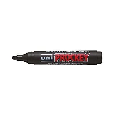 Uni-ball permanent marker Prockey PM-126, schuine punt, large, etui van 4 stuks Uni-ball permanent marker Prockey PM-126, schuine punt, large, etui van 4 stuks