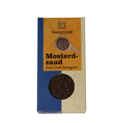 Sonnentor Zwart mosterdzaad bio 80 Gram