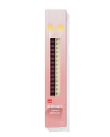 HEMA Kaarsen ribbel - 2 stuks (donkerrood) - thumbnail