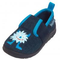 Playshoes pantoffels Monster Jeansblauw-26-27 - thumbnail