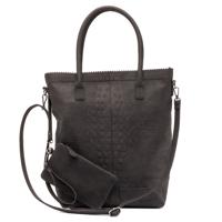 Zebra Trends Shopper met Etui Natural Bag Kartel XL Croco Zwart - thumbnail