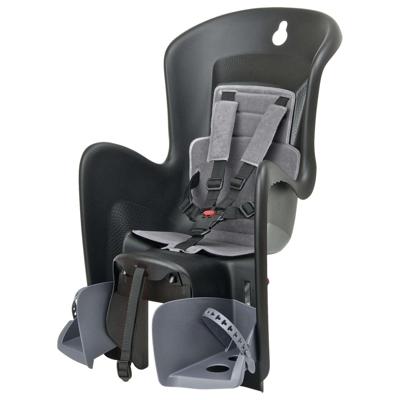 Kinderzitje achter Polisport Bilby Maxi - zwart/grijs - dragermontage (CFS)
