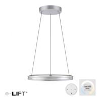 Neuhaus PURE Hanglamp E-Loop e-Lift Ø 70 cm mat chroom - thumbnail