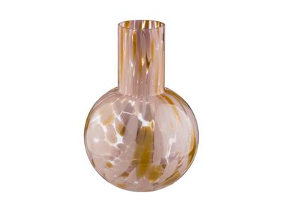 LIVARNO home Glazen vaas (Bolvaas/geel)