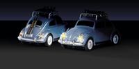 Carson Modellsport 500504149 VW Käfer Wintersport 1:87 RC auto Elektro Straatmodel - thumbnail