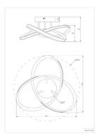 Trio Design plafondlampMeo grijs - R62101187 - thumbnail