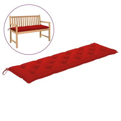 VidaXL Tuinbankkussen 180x50x7 cm oxford stof rood