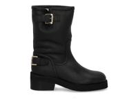 Nubikk Eva Leva fur black Zwart maat 37 - thumbnail