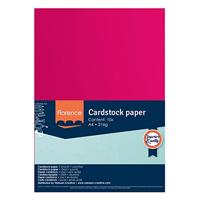 Florence • cardstock papier 216g glad a4 raspberry 10x - thumbnail