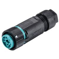 Wieland Electric 46.051.4553.6 Ronde connector Koppeling, recht Totaal aantal polen: 4 + PE Serie (ronde connectoren): RST® MINI 1 stuk(s) - thumbnail