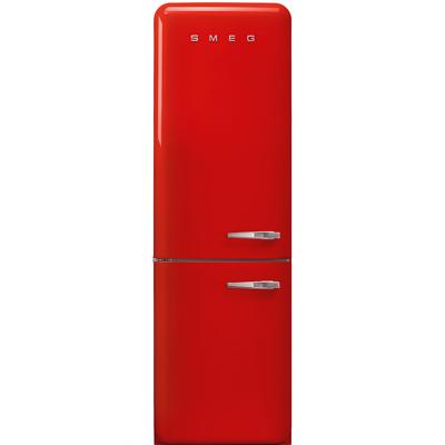 Smeg FAB32LRD5 combi-koelkast Vrijstaand Rood 331 l A+++