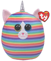 Ty Beanie Ty squish a boo heather cat, 31cm - thumbnail