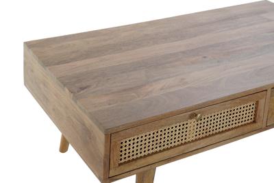 Hoofdtafel DKD Home Decor Mangohout 115 x 60 x 46 cm