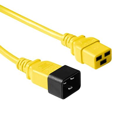 ACT AK5103 230V Stroomkabel C19/C20 Geel - 3 meter