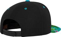 Flexfit FX6089HW Hawaiian Snapback - Black/Aqua (Hawaiian) - One Size - thumbnail