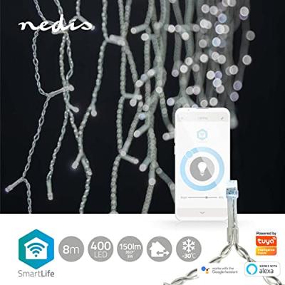 Nedis WIFILXC03W400 Smartlife Decoratieve Led IJspegel Wi-fi Koel Wit 400 Led's 8.00 M Android™ / Ios - thumbnail