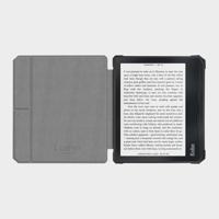 Lunso - Kobo Libra 2 hoes (7 inch) - Vegan Saffiano Leren sleep cover - Tulpen - thumbnail