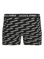 Jack & Jones Boxershorts JACBRIAN Trunks 3-pack Navy Blazer / Black-M - thumbnail