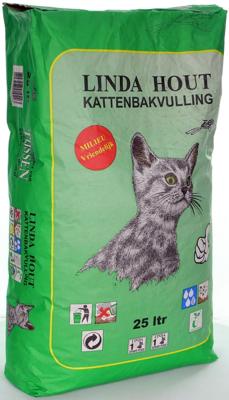 Linda Hout Kattenbakvulling 25l Linda Hout Kattenbakvulling 25l