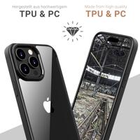 JT Berlin Pankow Hybrid Backcover Apple iPhone 15 Pro Zwart, Transparant - thumbnail