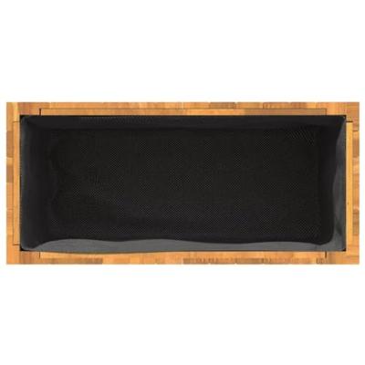 VidaXL Plantenbak 59x27,5x70 cm massief acaciahout