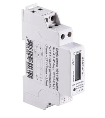 Thorgeon KWH meter 1-fase digitaal 40A + puls - 4518250 Thorgeon KWH meter 1-fase digitaal 40A + puls - 4518250