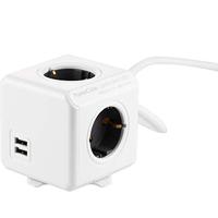 Allocacoc PowerCube Extended USB stekkerdoos - thumbnail