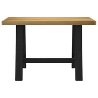 Bureau NOAIN A-vormige poten 120x50x75 cm massief hout - thumbnail