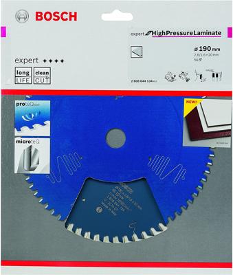 Bosch Accessories Expert for High Pressure Laminate 2608644134 Cirkelzaagblad 190 x 20 x 1.6 mm Aantal tanden: 56 1 stuk(s) Bosch Accessories Expert for High Pressure Laminate 2608644134 Cirkelzaagblad 190 x 20 x 1.6 mm Aantal tanden: 56 1 stuk(s)