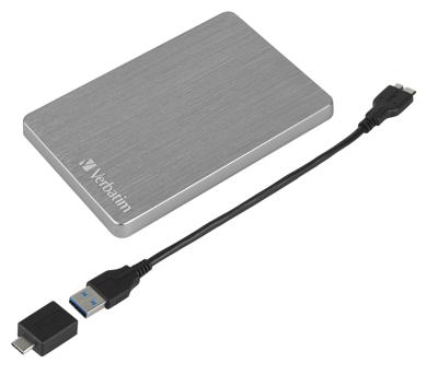 Verbatim Stor n Go 1 TB Externe harde schijf (2,5 inch) USB-A 3.2 Gen 1 Space grijs 53662