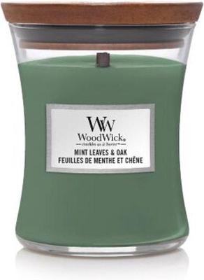Woodwick Mint Leaves & Oak Medium Candle Woodwick Mint Leaves & Oak Medium Candle
