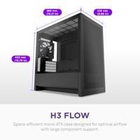ATX Semi-toren doos NZXT CC-H31FB-01 Zwart - thumbnail