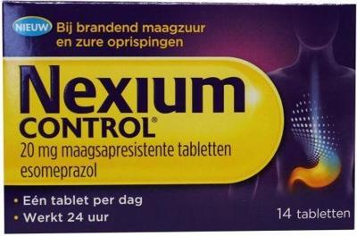 Nexium Control Tabletten - voor brandend maagzuur Nexium Control Tabletten - voor brandend maagzuur